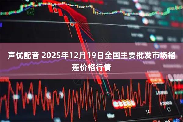 声优配音 2025年12月19日全国主要批发市场榴莲价格行情